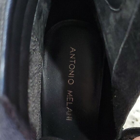 Antonio Melani womans, leather, wool heeled boots, Nwot, size 10 - Picture 10 of 10